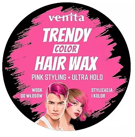 Colored Hair Wax - Venita Trendy Color Hair Wax — photo N1