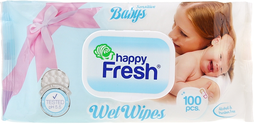 Baby Wet Wipes - Ultra Compact Happy Fresh — photo N2