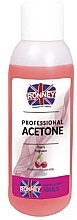 Nail Polish Remover "Cherry" - Ronney Professional Acetone Cherry — photo N1