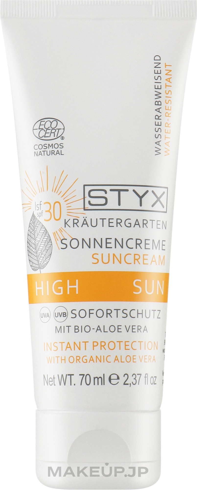 Facial Sun Cream - Styx Naturcosmetic Sun Cream SPF 30 — photo 70 ml