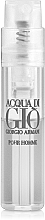 GIFT! Giorgio Armani Acqua Di Gio Pour Homme - Eau de Toilette (sample) — photo N2