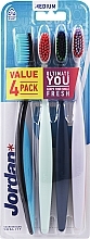 Fragrances, Perfumes, Cosmetics Toothbrushes, 4 pcs, medium, option 29 - Jordan Ultimate You Medium