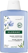 Fragrances, Perfumes, Cosmetics Organic Flax Volume Shampoo - Klorane Volume -Fine Hair with Organic Flax