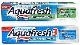 Fragrances, Perfumes, Cosmetics Set - Aquafresh Toothpaste Set (t/paste/2x100ml)