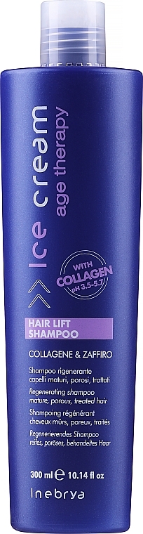 Regenerating Shampoo for Mature & Porous Hair - Inebrya Ice Cream Age Therapy Hair Lift Shampoo — photo N5