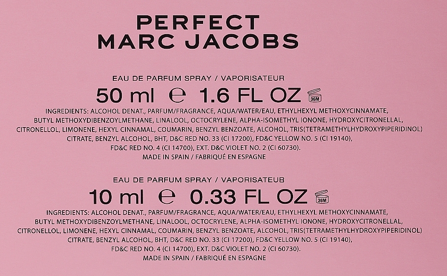 Marc Jacobs Perfect - Set (edp/50ml + edp/mini/10ml) — photo N4