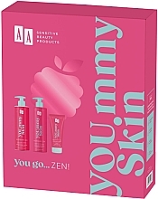 Set - AA You.mmy Skin You Go... Zen (b/cr/400ml + ash/balml/100ml + deo/50ml) — photo N1