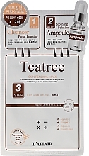 Fragrances, Perfumes, Cosmetics 3-Step Plan of Face Cleansing - Rainbow L'Affair 3-Steps Skin Renewal Face Mask Teatree