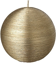 Fragrances, Perfumes, Cosmetics Ball Candle, diameter 8 cm - Bougies La Francaise Ball Candle Or