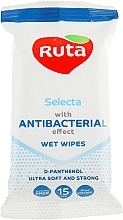 Fragrances, Perfumes, Cosmetics Wet Wipes 'Antibacterial' - Ruta Selecta Antibacterial