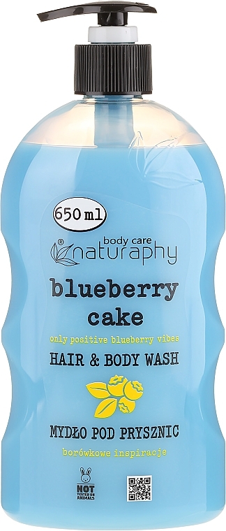 Shampoo-Shower Gel "Blueberry & Aloe Vera" - Naturaphy — photo N1