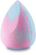 Makeup Sponge, medium, pink with blue - Boho Beauty Bohomallows Medium Cut Pink Sugar — photo N1