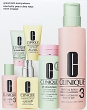 Fragrances, Perfumes, Cosmetics Set, 6 products - Clinique Great Skin Everywhere Skin Care Set