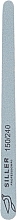 Wooden Drop Nail File 150/240 - Siller Professional Half — photo N1