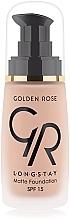 Fragrances, Perfumes, Cosmetics Foundation - Golden Rose Longstay Matte Foundation