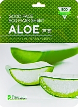 Fragrances, Perfumes, Cosmetics Face Mask with Aloe - Amicell Pascucci Good Face Eco Mask Sheet Aloe