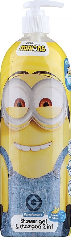 Shampoo & Shower Gel 'Banana', with dispenser - Buzzy Minions Shower Gel & Shampoo 2in1 Banana — photo N3