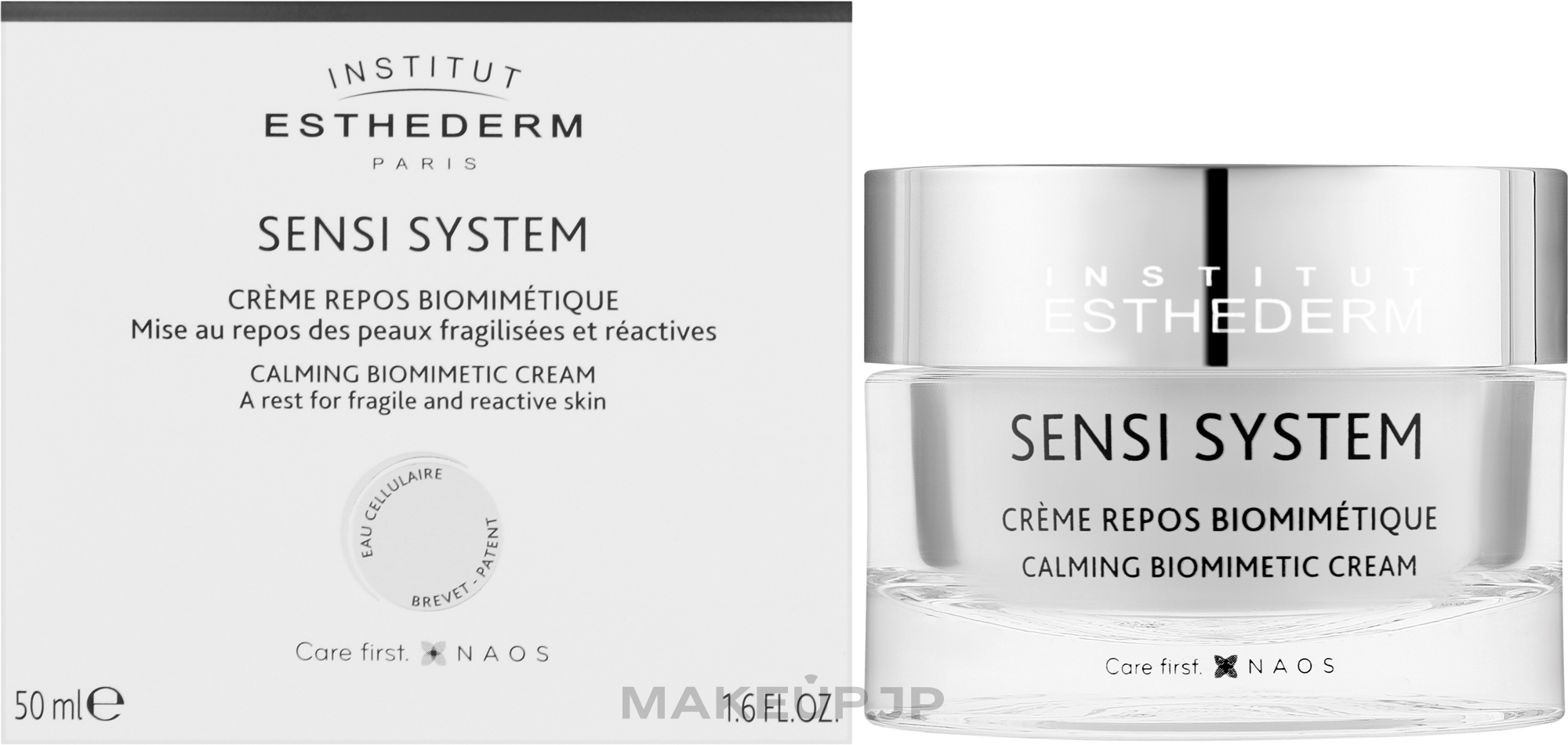 Soothing Biometric Face Cream - Institut Esthederm Sensi System Calming Biomimetic Cream — photo 50 ml