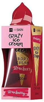 Strawberry Body Cream - HiSkin Crazy Ice Cream Body — photo N1