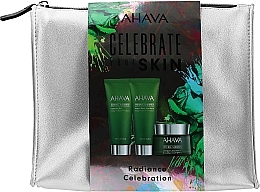 Fragrances, Perfumes, Cosmetics Set - Ahava Celebrate Your Skin Radiance Celebration (f/cr/50ml + mask/100ml + cl/gel/100ml + bag)