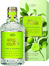 Fragrances, Perfumes, Cosmetics Maurer & Wirtz 4711 Aqua Colognia Lime & Nutmeg - Eau de Cologne