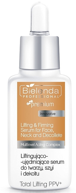 Face, Neck & Decollete Serum - Bielenda Professional Premium Total Lifting PPV+ Serum — photo N1