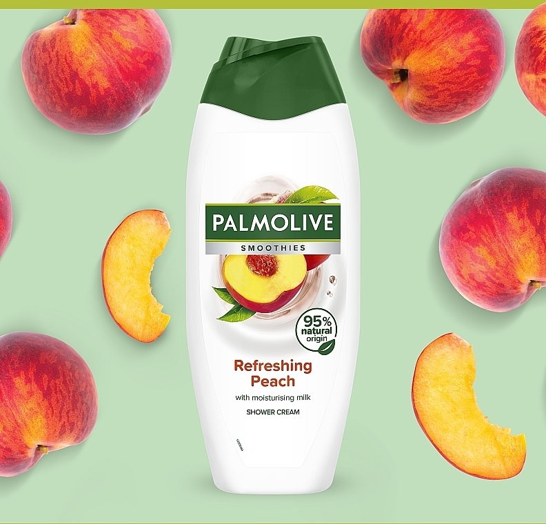 Shower Cream Gel "Refreshing Peach" - Palmolive Smoothies Amazing Peach — photo N5