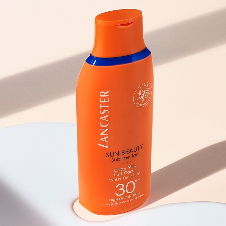 Waterproof Sun Body Milk - Lancaster Sun Beauty Sublime Tan Body Milk SPF30 — photo N6