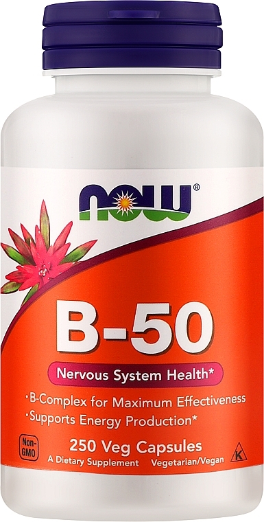 Vitamins B-50 Capsules - Now Foods Vitamin B-50 Capsules — photo N1