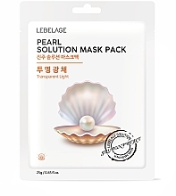 Fragrances, Perfumes, Cosmetics Facial Sheet Mask - Lebelage Pearl Solution Mask