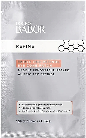 Triple Pro-Retinol Eye Zone Patch - Babor Doctor Babor Refine Cellular Eye Zone Patch — photo N1