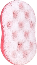 Fragrances, Perfumes, Cosmetics Shower Sponge, 6019, deep pink-white - Donegal