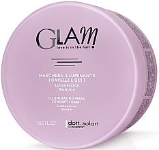 Smoothing Mask for Illuminating Hair - Dott. Solari Glam Illuminating Mask Smooth Hair — photo N2