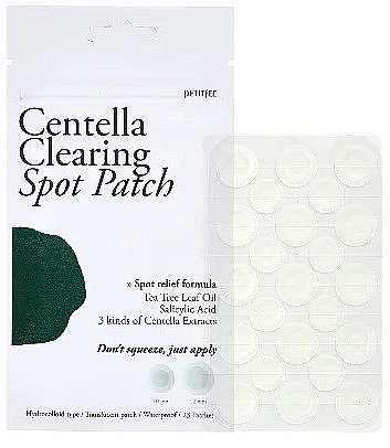 Anti-Inflammation Spot Patches with Centella Asiatica Extract - Petitfee Centella Clearing Spot Patch — photo N3