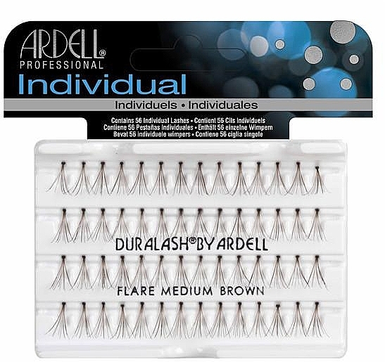 Individual Lashes Kit - Ardell Individuals Flare Medium Brown  — photo N2