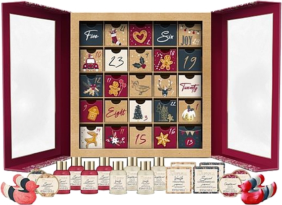 Advent Calendar Pack, 24 products - Baylis & Harding The Fuzzy Duck Winter Wonderland Luxury 24 Days Of Beauty Advent Calendar Gift Set — photo N1