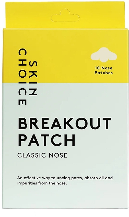 Hydrocolloid Nose Strips - SkinChoice Breakout Patch Classic Nose — photo N2