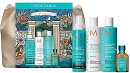 Hair Care Set, 5 products - Moroccanoil Holiday Bag Repair — photo N1