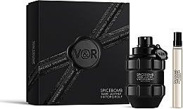 Fragrances, Perfumes, Cosmetics Viktor & Rolf Spicebomb Dark Leather - Set (edp/90ml + edp/10ml)