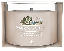 Mini Scented Candle in Glass - Yankee Candle Seaside Woods Mini — photo N1