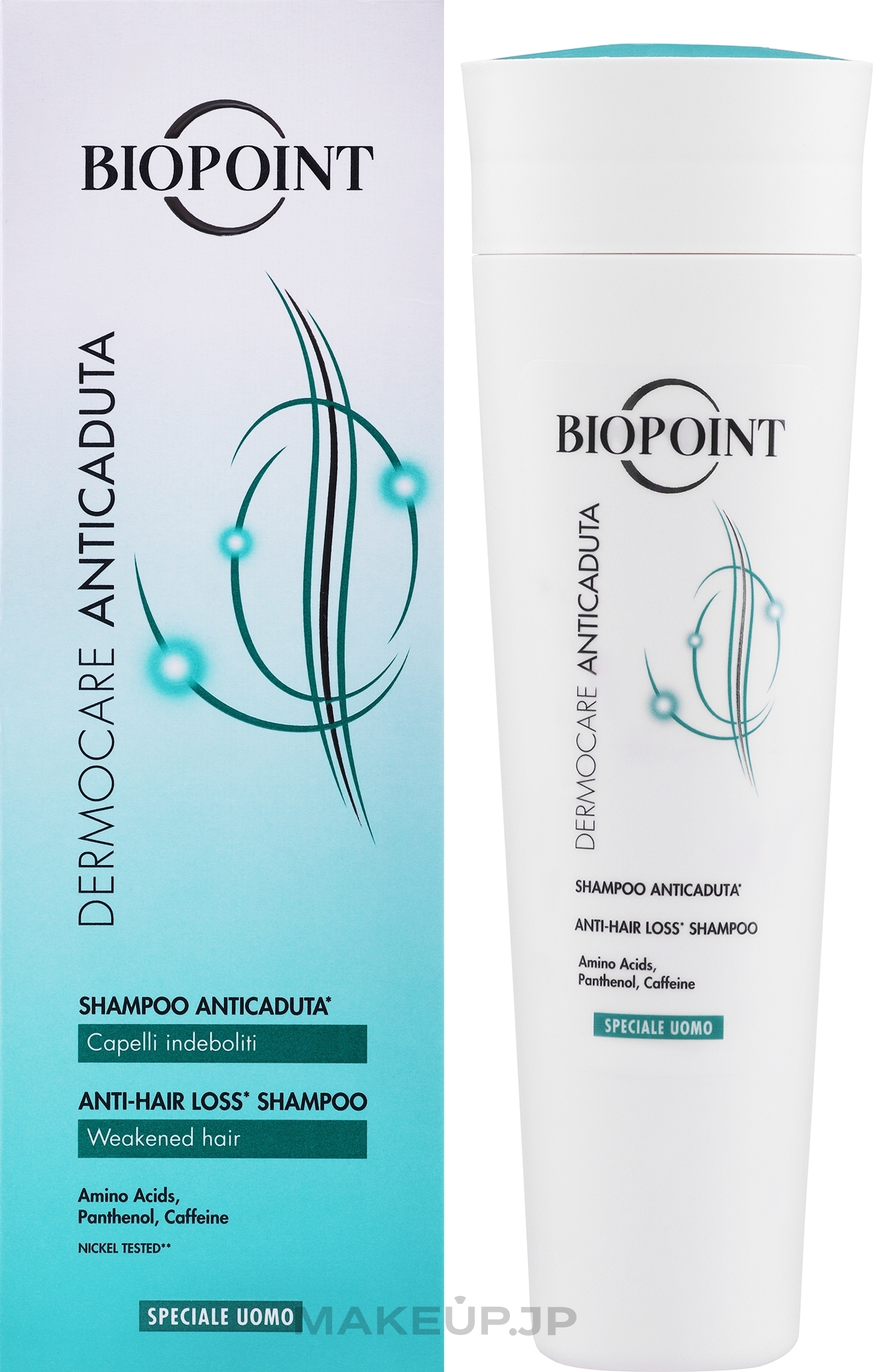 Anti Hair Loss Shampoo for Men - Biopoint Shampoo Anticaduta Uomo — photo 200 ml