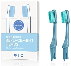 Fragrances, Perfumes, Cosmetics Replacement Toothbrush Heads, medium, blue - TIO Toothbrush Medium