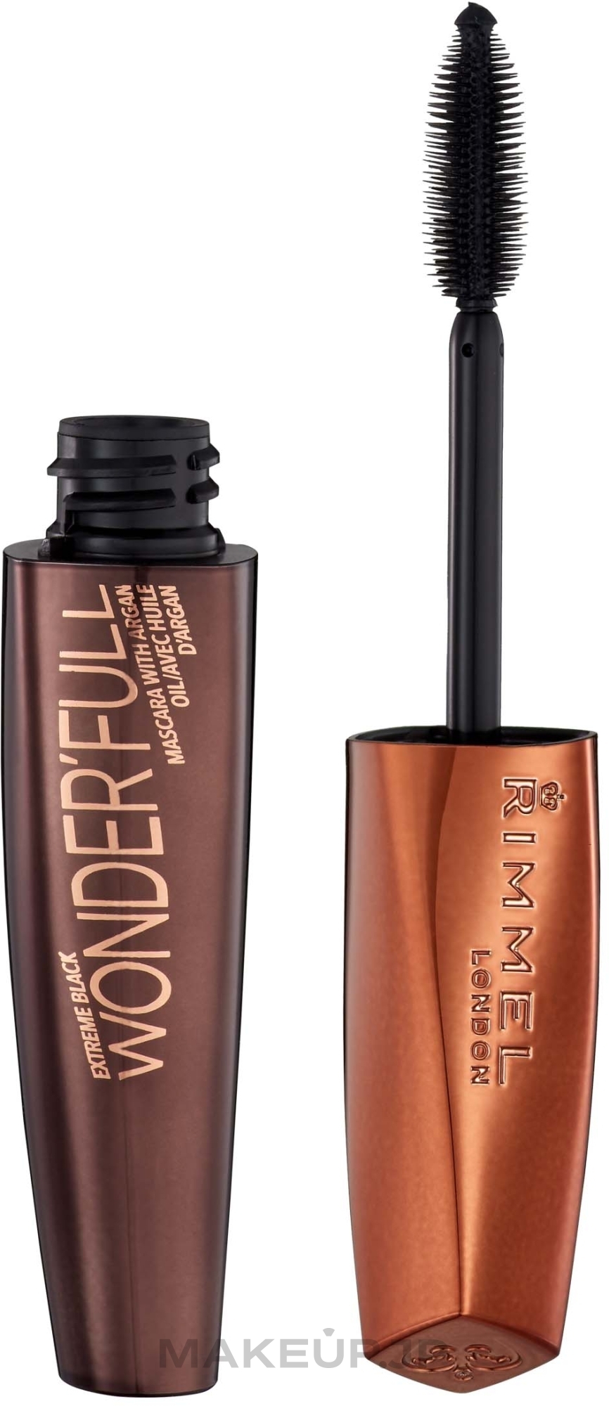 Argan Oil Mascara - Rimmel WonderFull With Argan Oil Extreme Black Mascara — photo Extreme Black