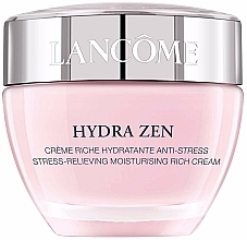 Fragrances, Perfumes, Cosmetics Moisturizing Facial Day Cream for Dry Skin - Lancome Hydra Zen Moisturising Rich Cream