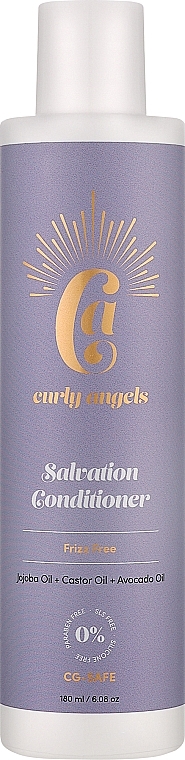 Conditioner for Curly Hair - Curly Angels Salvation Conditioner — photo N2