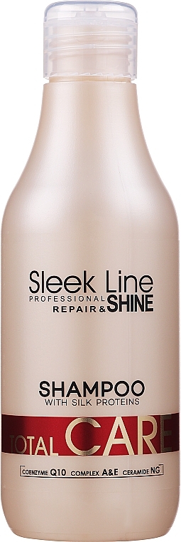 Silk Protein Shampoo - Stapiz Sleek Line Total Care Shampoo — photo N1