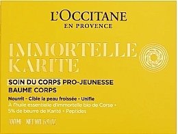 Body Lotion - L'Occitane Immortelle Karite Pro-Youth Body Care Body Balm — photo N1