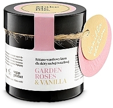 Moisturizing Face Cream for Dry & Sensitive Skin - Make Me Bio Garden Roses & Vanilla Cream — photo N1
