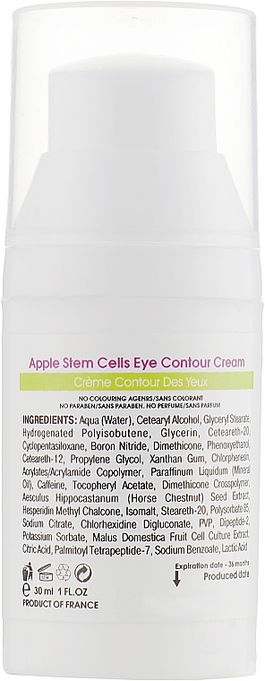 Eye Cream with Apple Stem Cells - Biotonale Apple Stem Cells Eye Contour Cream — photo N2