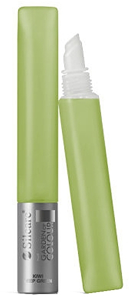 GIFT! Nail and cuticle oil, in a stick - Silcare The Garden Of Colour Kiwi Deep Green — photo N1
